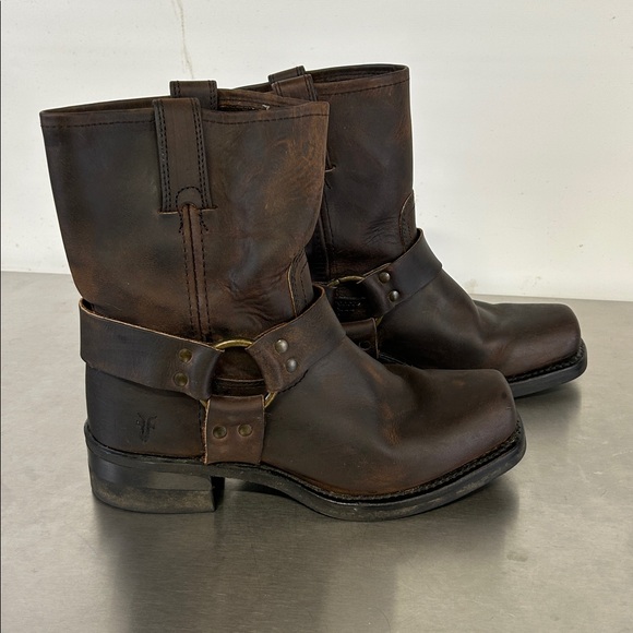 Frye Square Toe Harness Boots.  7M - Picture 1 of 11